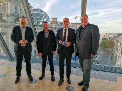 Bodo Wikirchen, Peter Brckner, Tobias Winkler und Hermann Hein