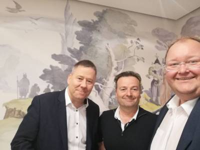 Bodo Wikirchen, Peter Brckner und Hermann Hein