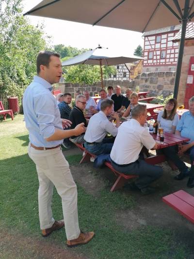 Matthias Dießl (Landrat) informiert über die Entwicklung und Förderung im Bereich Tourismus