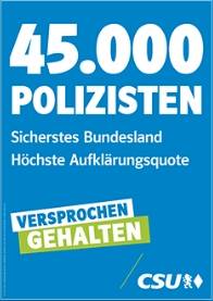 45000 Polizisten