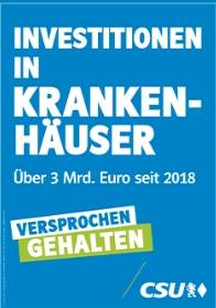 Investition in Krankenhuser