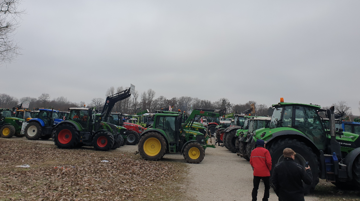 BAUERN-PROTEST IN DEUTSCHLAND